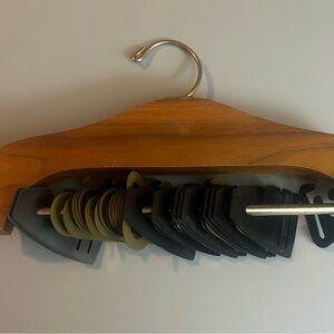 A Tie Rack to hang your ties and keep them organized.